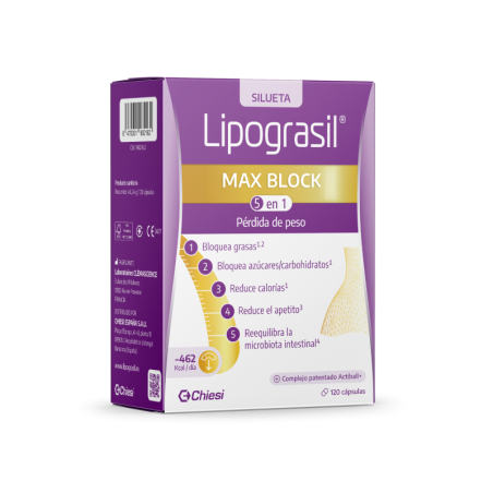 LIPOGRASIL MAXBLOCK 5 EN 1 120 120 CAPSULAS