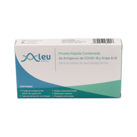 TEST NASAL COMBINADO AUTODIAGNOSTICO ANTIGENOS SARS-COV-2 Y GRIPE A/B SAFECARE BIOTECH (ALEU MEDICAL