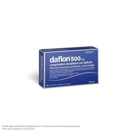 DAFLON 500 500 MG 60 COMPRIMIDOS RECUBIERTOS