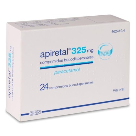 APIRETAL 325 MG 24 COMPRIMIDOS BUCODISPERSABLES