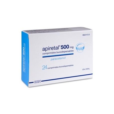 APIRETAL 500 MG 24 COMPRIMIDOS BUCODISPERSABLES