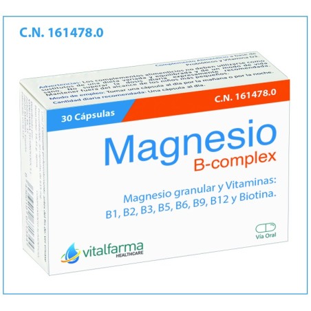 MAGNESIO B COMPLEX 30 CAPSULAS