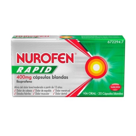 NUROFEN RAPID 400 MG 20 CAPSULAS BLANDAS