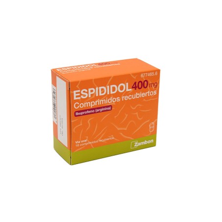 ESPIDIDOL 400 MG 18 COMPRIMIDOS RECUBIERTOS