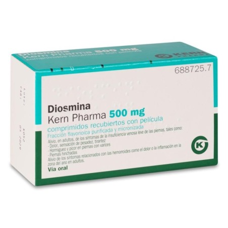 DIOSMINA KERN PHARMA 500 MG 60 COMPRIMIDOS RECUBIERTOS