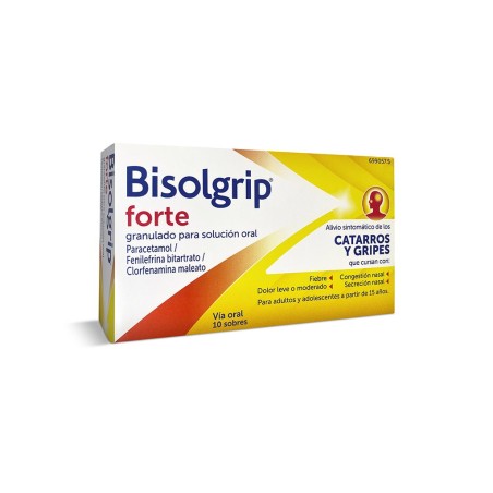 BISOLGRIP FORTE 10 SOBRES GRANULADO PARA SOLUCION ORAL