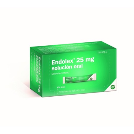 ENDOLEX 25 MG 10 SOBRES SOLUCION ORAL 10 ML