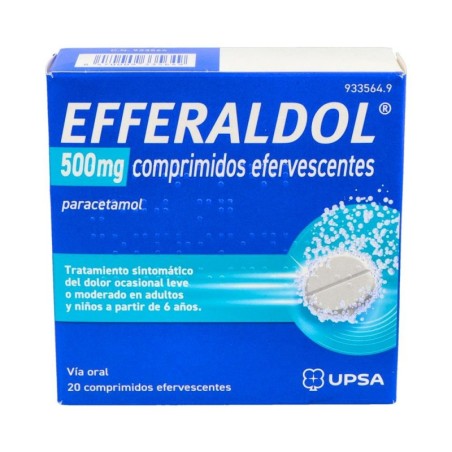 EFFERALDOL 500 MG 20 COMPRIMIDOS EFERVESCENTES