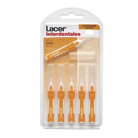 CEPILLO INTERDENTAL LACER EXTRAFINO SUAVE 6 UNIDADES