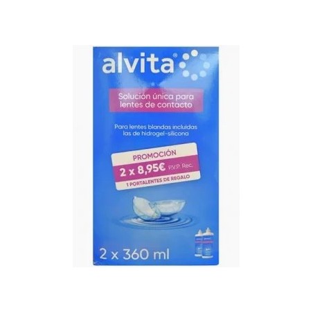 ALVITA SOLUCION UNICA 2 ENVASES 360 ML