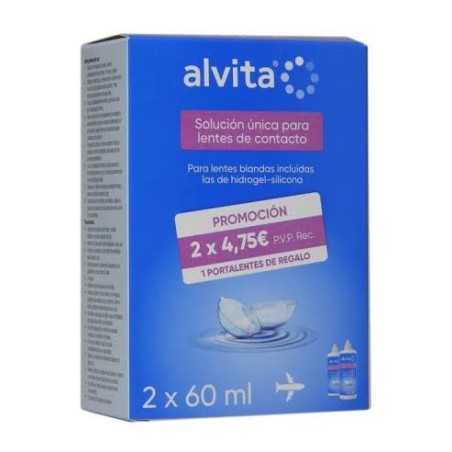 ALVITA SOLUCION UNICA 2 ENVASES 60 ML