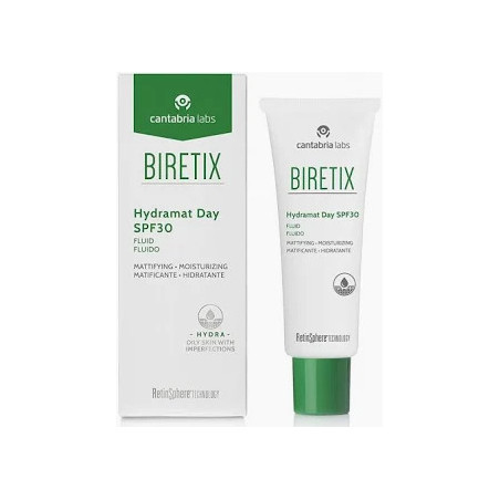 BIRETIX HYDRAMAT DAY SPF 30 FLUIDO MATIFICANTE HIDRATANTE 1 ENVASE 50 ML