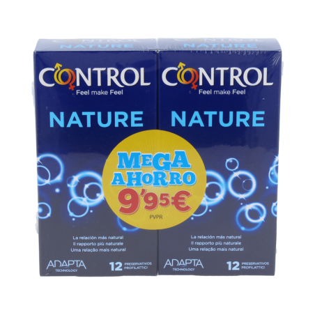CONTROL NATURE PRESERVATIVOS 24 PRESERVATIVOS PACK MEGAPRECIO