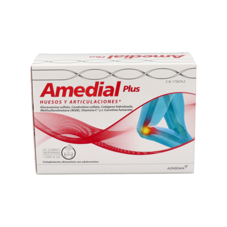 AMEDIAL PLUS 20 SOBRES 5 g SABOR NARANJA
