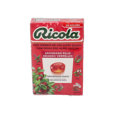RICOLA CARAMELOS SIN AZUCAR 1 ENVASE 50 g SABOR ARANDANO