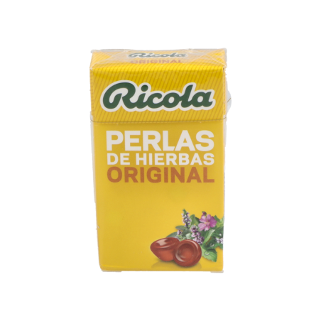 RICOLA PERLAS SIN AZUCAR HIERBAS 1 ENVASE 25 g