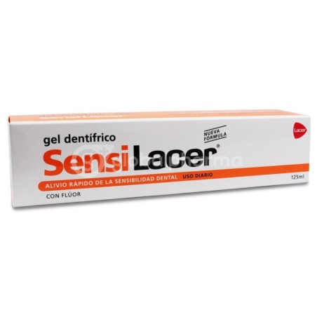 SENSILACER SENSIBILIDAD DENTAL GEL DENTIFRICO 1 TUBO 125 ml SABOR MENTA SUAVE