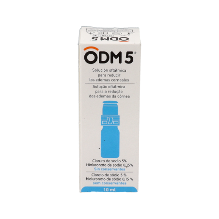ODM 5 ANTIEDEMA CORNEAL SOLUCION OFTALMICA HIPEROSMOLAR 1 FRASCO MULTIDOSIS 10 ml