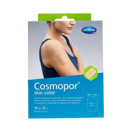APOSITO ESTERIL COSMOPOR SKIN COLOR 5 UNIDADES 10 x 8 cm