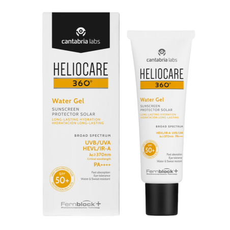 HELIOCARE 360º SPF 50+ WATER GEL HIDRATACION LONG-LASTING PROTECTOR SOLAR 1 ENVASE 50 ML