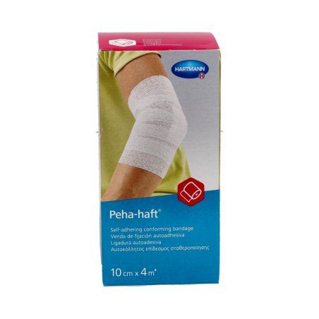VENDA ELASTICA COHESIVA PEHA-HAFT LATEX FREE 1 UNIDAD 4 m x 10 cm