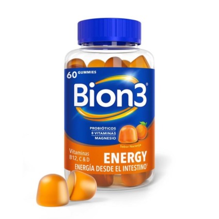 BION 3 ENERGY 60 GUMMIES SABOR NARANJA