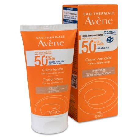 AVENE SPF 50+ CREMA MUY ALTA PROTECCION 1 ENVASE 50 ml COLOR
