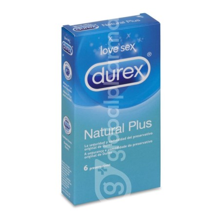 DUREX NATURAL PLUS PRESERVATIVOS 6 UNIDADES
