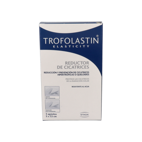 TROFOLASTIN REDUCTOR DE CICATRICES 5 UNIDADES 5 X 7.5 CM