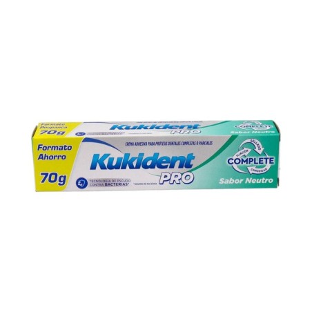 KUKIDENT FIJACION TODO EL DIA PRO NEUTRO 1 ENVASE 70 g SIN SABOR