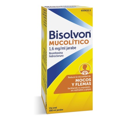 BISOLVON MUCOLITICO 1,6 mg/ml JARABE 1 FRASCO 200 ml