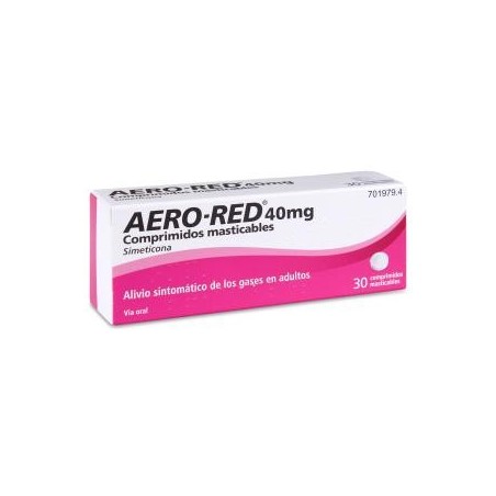 AERO RED 40 mg 30 COMPRIMIDOS MASTICABLES